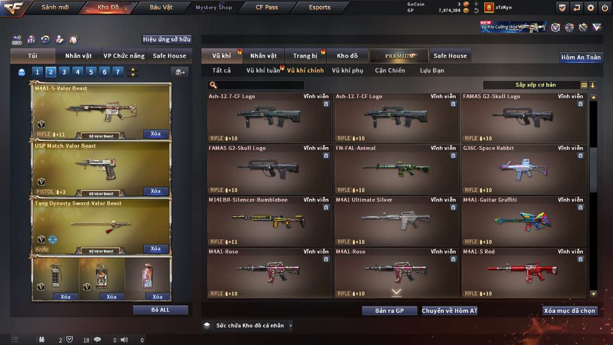 shop acc cf uy tin gia re